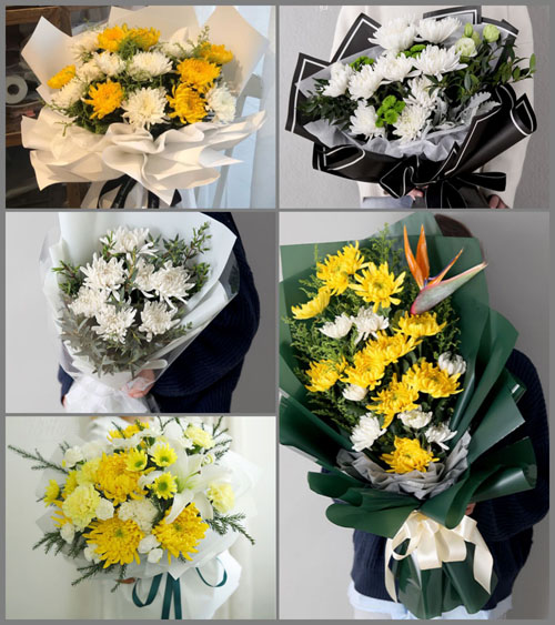 辽宁营口盖州市陈屯镇白事花束代送